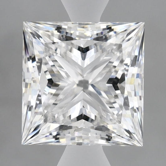 Lab-Grown Princess Diamond - 3.03 Carats, E Color, VVS2 Clarity - Certified by IGI - Report Number: LG625427491