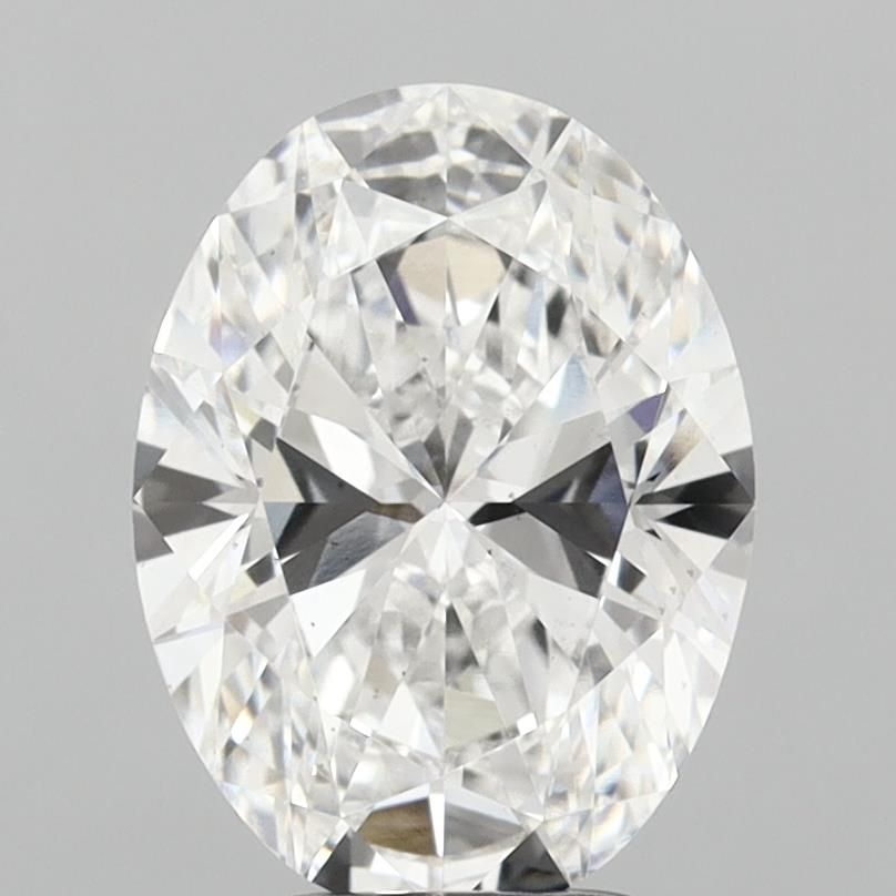 Lab-Grown Oval Diamond - 3.53 Carats, E Color, VS2 Clarity - Certified by IGI - Report Number: LG717507707