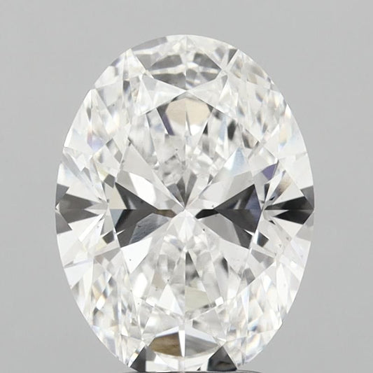 Lab-Grown Oval Diamond - 3.53 Carats, E Color, VS2 Clarity - Certified by IGI - Report Number: LG717507707
