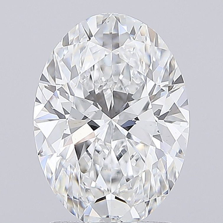 Lab-Grown Oval Diamond - 2.51 Carats, D Color, VS2 Clarity - Certified by IGI - Report Number: LG708571462