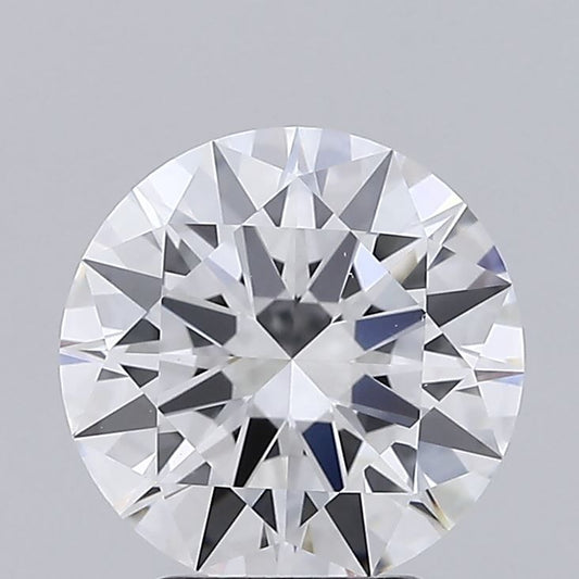 Lab-Grown Round Diamond - 3.0 Carats, E Color, VS2 Clarity - Certified by IGI - Report Number: LG681583574