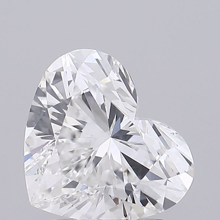 Lab-Grown Heart Diamond - 2.01 Carats, F Color, VVS2 Clarity - Certified by IGI - Report Number: LG699503540