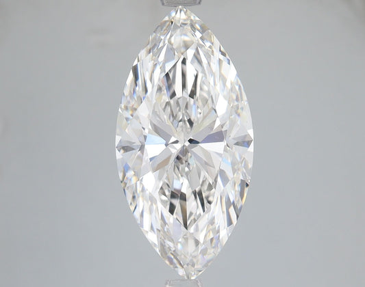 Lab-Grown Marquise Diamond - 3.56 Carats, E Color, VS1 Clarity - Certified by IGI - Report Number: LG687529316