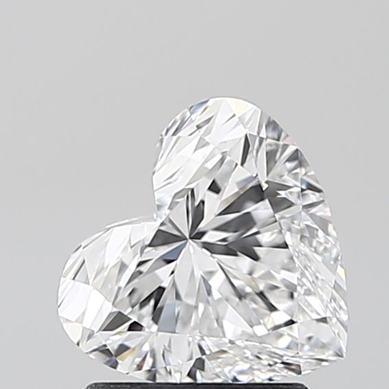 Lab-Grown Heart Diamond - 1.52 Carats, D Color, VVS2 Clarity - Certified by IGI - Report Number: LG629468818