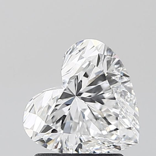 Lab-Grown Heart Diamond - 1.52 Carats, D Color, VVS2 Clarity - Certified by IGI - Report Number: LG629468818