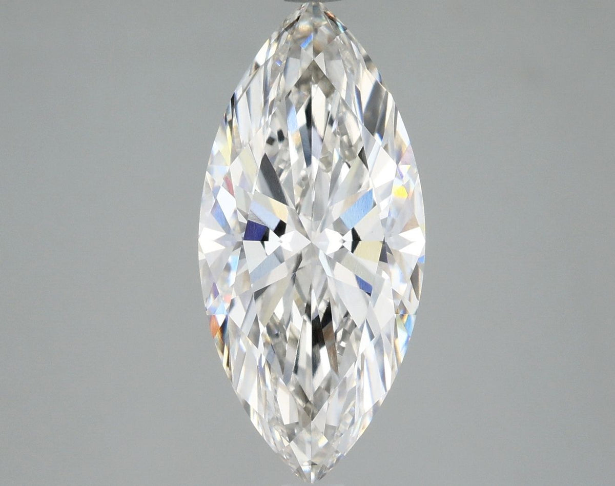 Lab-Grown Marquise Diamond - 2.97 Carats, F Color, VS1 Clarity - Certified by IGI - Report Number: LG641479006