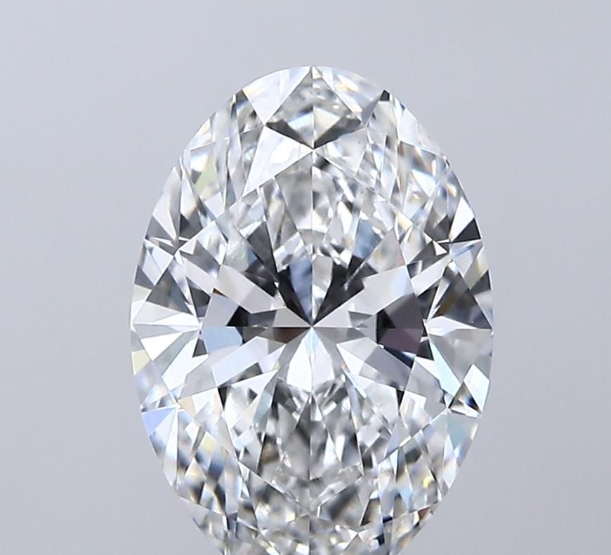 Lab-Grown Oval Diamond - 2.53 Carats, E Color, VVS2 Clarity - Certified by IGI - Report Number: LG715566912