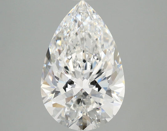 Lab-Grown Pear Diamond - 4.03 Carats, E Color, VVS2 Clarity - Certified by IGI - Report Number: LG675528034
