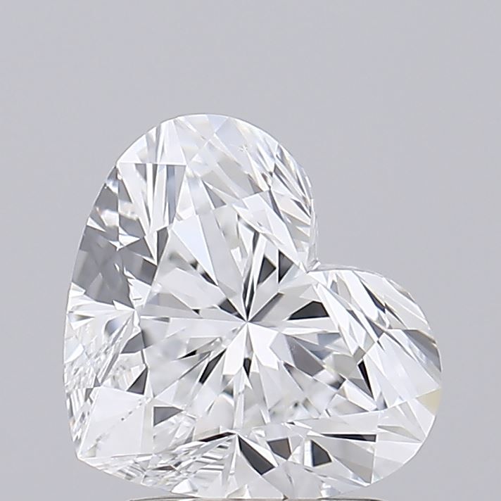 Lab-Grown Heart Diamond - 1.59 Carats, D Color, VS2 Clarity - Certified by IGI - Report Number: LG631452001