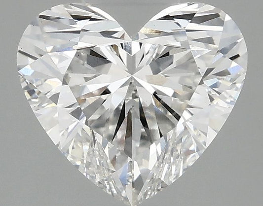 Lab-Grown Heart Diamond - 1.95 Carats, F Color, VS1 Clarity - Certified by IGI - Report Number: LG695511265