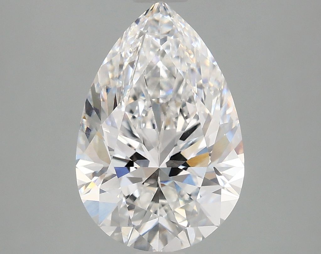 Lab-Grown Pear Diamond - 2.59 Carats, E Color, VVS2 Clarity - Certified by IGI - Report Number: LG678553415