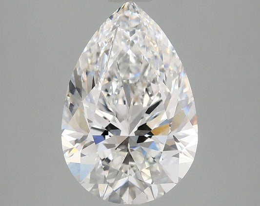 Lab-Grown Pear Diamond - 2.59 Carats, E Color, VVS2 Clarity - Certified by IGI - Report Number: LG678553415