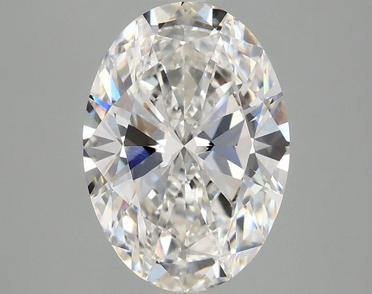 Lab-Grown Oval Diamond - 2.96 Carats, F Color, VVS2 Clarity - Certified by IGI - Report Number: LG687562892