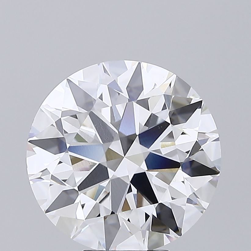 Lab-Grown Round Diamond - 6.83 Carats, E Color, VVS2 Clarity - Certified by IGI - Report Number: LG674554572