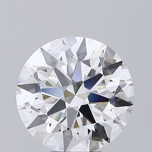 Lab-Grown Round Diamond - 6.83 Carats, E Color, VVS2 Clarity - Certified by IGI - Report Number: LG674554572