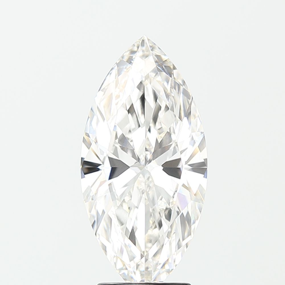 Lab-Grown Marquise Diamond - 3.51 Carats, F Color, VVS2 Clarity - Certified by IGI - Report Number: LG667453523