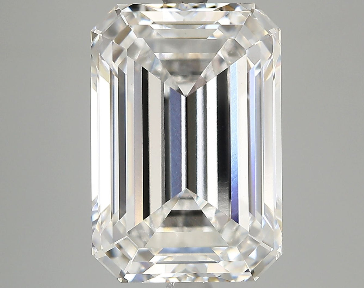 Lab-Grown Emerald Diamond - 7.04 Carats, F Color, VVS2 Clarity - Certified by IGI - Report Number: LG681571609