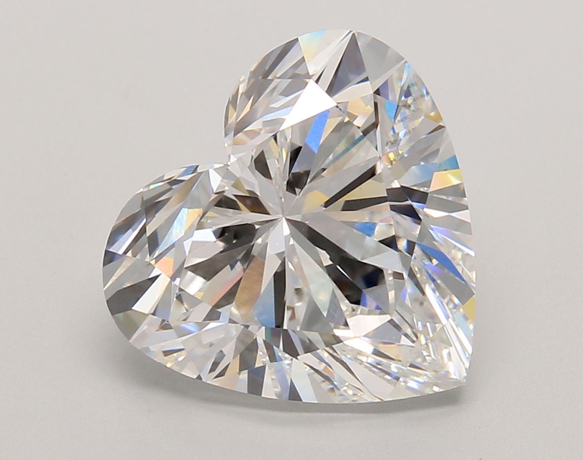 Lab-Grown Heart Diamond - 6.06 Carats, E Color, VS1 Clarity - Certified by IGI - Report Number: LG696550552