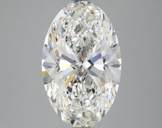 Lab-Grown Oval Diamond - 4.72 Carats, F Color, VS2 Clarity - Certified by IGI - Report Number: LG607396996