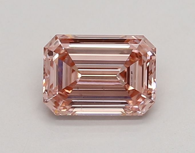 Lab-Grown Emerald Diamond - 0.8 Carats, Fancy Intense Pink Color, VS2 Clarity - Certified by IGI - Report Number: LG607316163