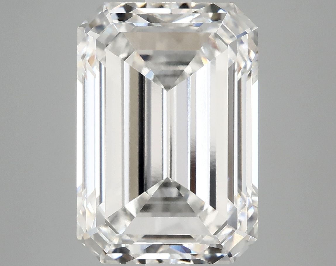 Lab-Grown Emerald Diamond - 7.55 Carats, F Color, VVS2 Clarity - Certified by IGI - Report Number: LG713514998