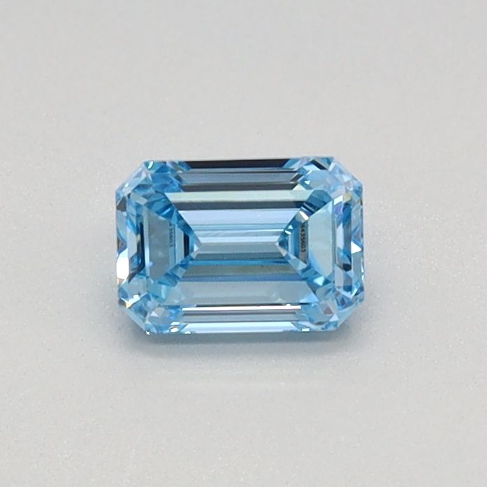 Lab-Grown Emerald Diamond - 0.31 Carats, Fancy Vivid Blue Color, VVS2 Clarity - Certified by IGI - Report Number: LG626435603