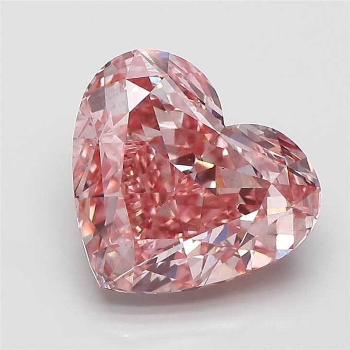 Heart 5.16ct Fancy Vivid Pink VS2 - Cut • IGI • LG746516528