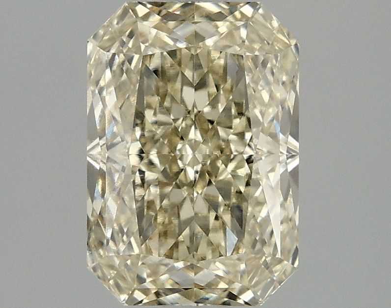 Lab-Grown Radiant Diamond - 2.05 Carats, Fancy Yellow Color, VVS2 Clarity - Certified by IGI - Report Number: LG675550935