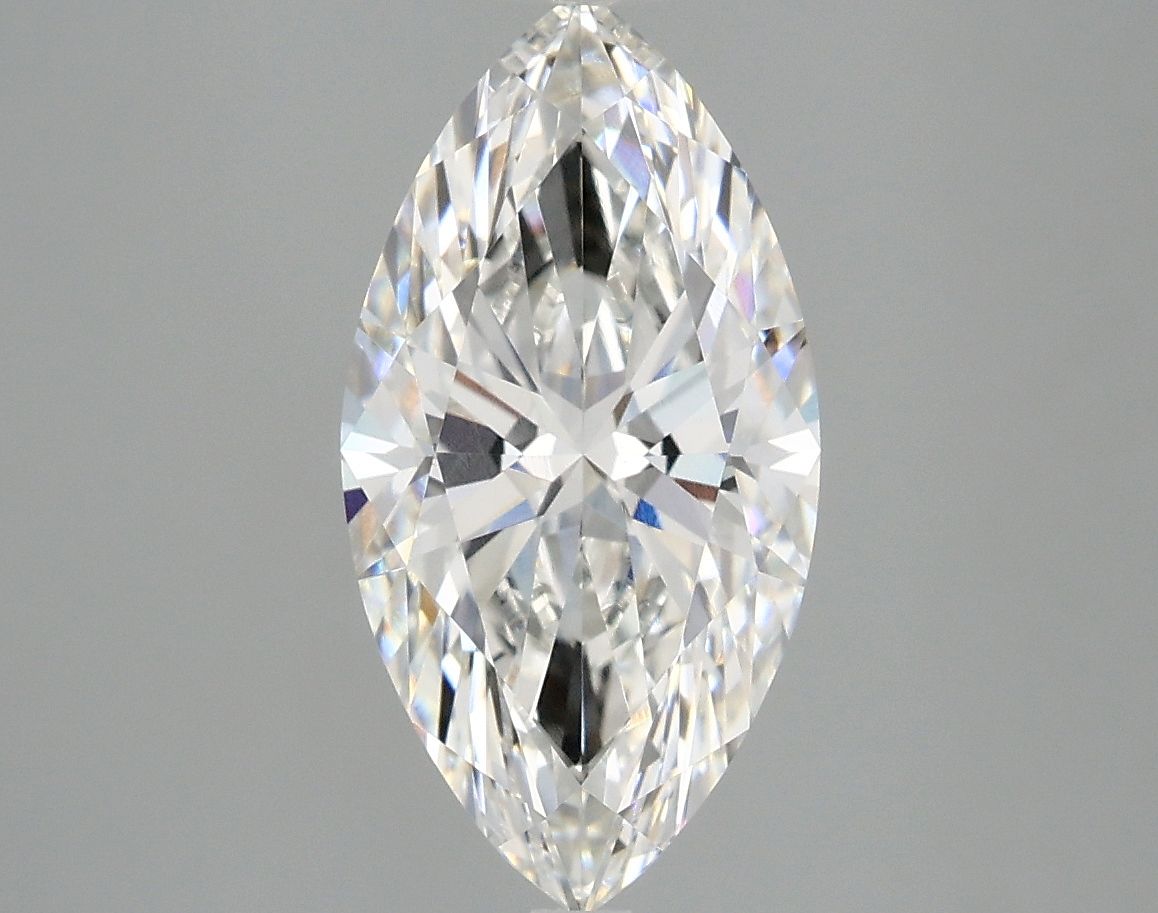 Lab-Grown Marquise Diamond - 2.57 Carats, F Color, VVS2 Clarity - Certified by IGI - Report Number: LG670472752