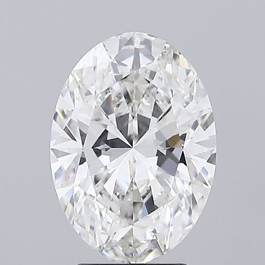 Lab-Grown Oval Diamond - 3.06 Carats, F Color, VVS2 Clarity - Certified by IGI - Report Number: LG691510497