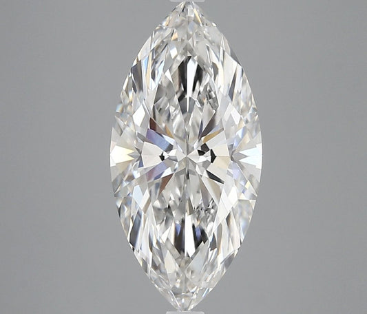 Lab-Grown Marquise Diamond - 3.53 Carats, E Color, VS1 Clarity - Certified by IGI - Report Number: LG666418409