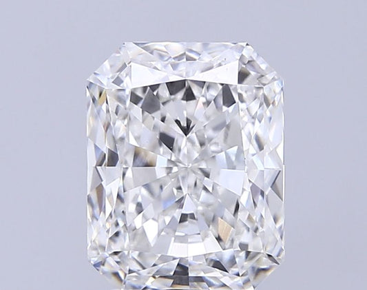 Lab-Grown Radiant Diamond - 3.52 Carats, F Color, VS1 Clarity - Certified by IGI - Report Number: LG680536613