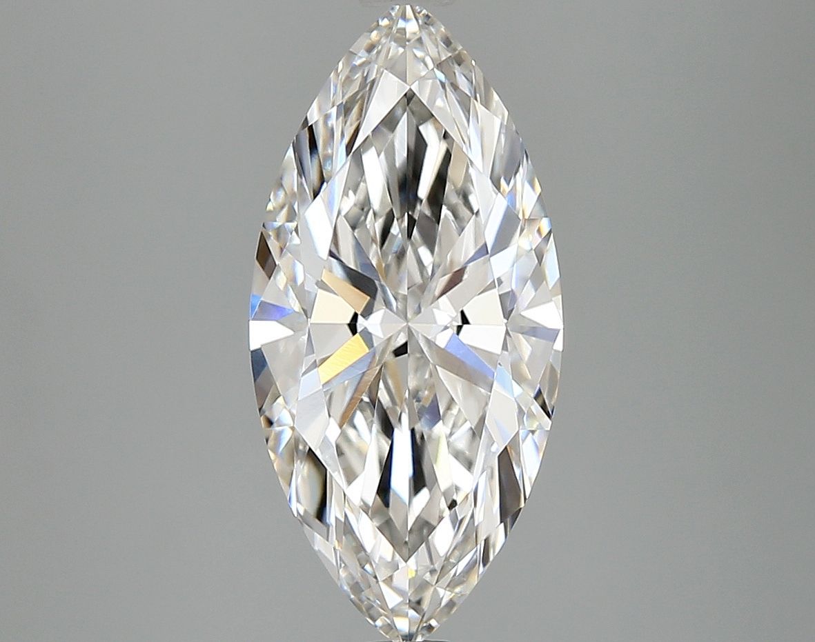 Lab-Grown Marquise Diamond - 3.03 Carats, F Color, VVS2 Clarity - Certified by IGI - Report Number: LG668462464