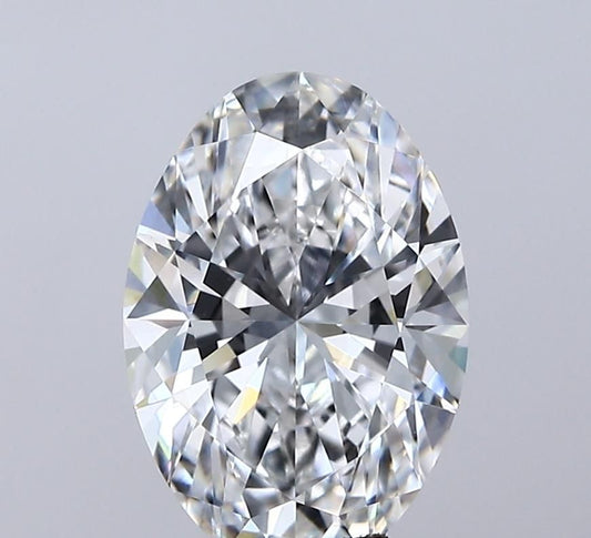 Lab-Grown Oval Diamond - 2.54 Carats, E Color, VVS2 Clarity - Certified by IGI - Report Number: LG715534578