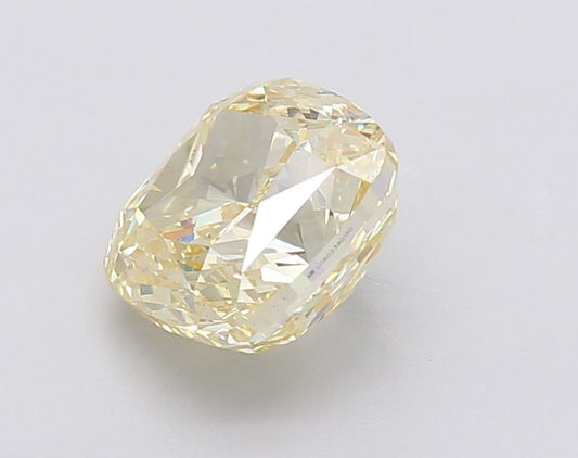 Lab-Grown Cushion Diamond - 2.51 Carats, Fancy Intense Yellow Color, VS1 Clarity - Certified by IGI - Report Number: LG602390150