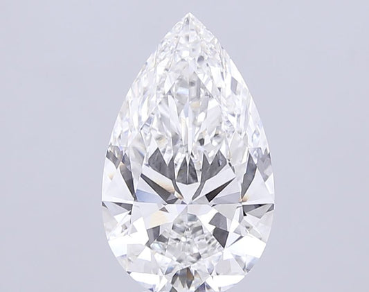 Lab-Grown Pear Diamond - 7.52 Carats, F Color, VS1 Clarity - Certified by IGI - Report Number: LG704517068