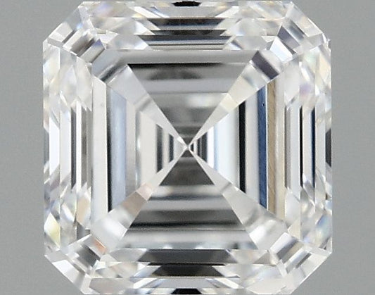 Lab-Grown Asscher Diamond - 1.0 Carats, D Color, VS1 Clarity - Certified by IGI - Report Number: LG691590603