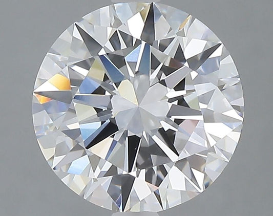 Lab-Grown Round Diamond - 3.03 Carats, E Color, VVS2 Clarity - Certified by IGI - Report Number: LG711502514