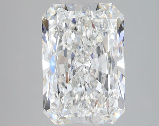 Lab-Grown Radiant Diamond - 3.5 Carats, F Color, VS2 Clarity - Certified by IGI - Report Number: LG681597797