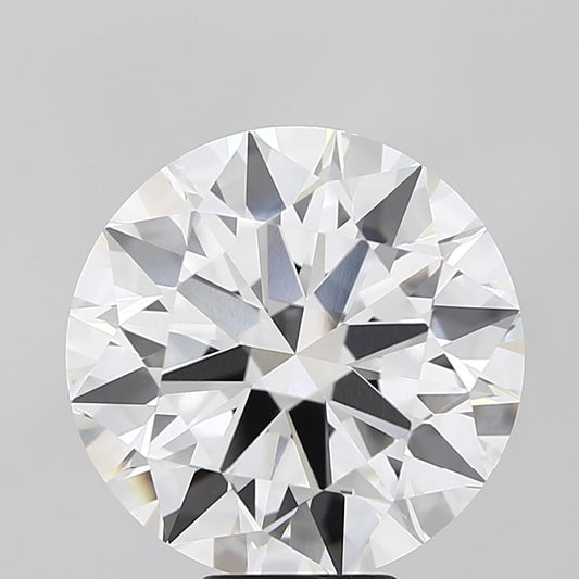Lab-Grown Round Diamond - 8.01 Carats, E Color, VVS1 Clarity - Certified by IGI - Report Number: LG675574741