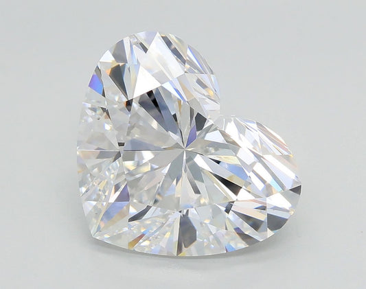 Lab-Grown Heart Diamond - 4.06 Carats, E Color, VVS2 Clarity - Certified by IGI - Report Number: LG678599418