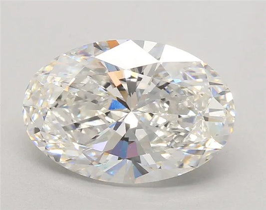 4.00ct Oval Lab Grown Diamond (Colour F, Clarity VVS2, IGI Certified)
