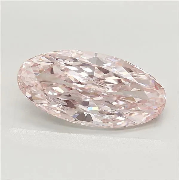 4.09ct Oval Lab Grown Diamond (Colour Fancy Intense Pink, Clarity VVS2, IGI Certified)