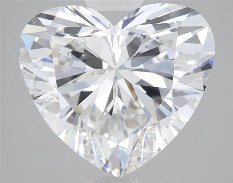 4.10ct Heart Lab Grown Diamond (Colour F, Clarity VVS1, IGI Certified)