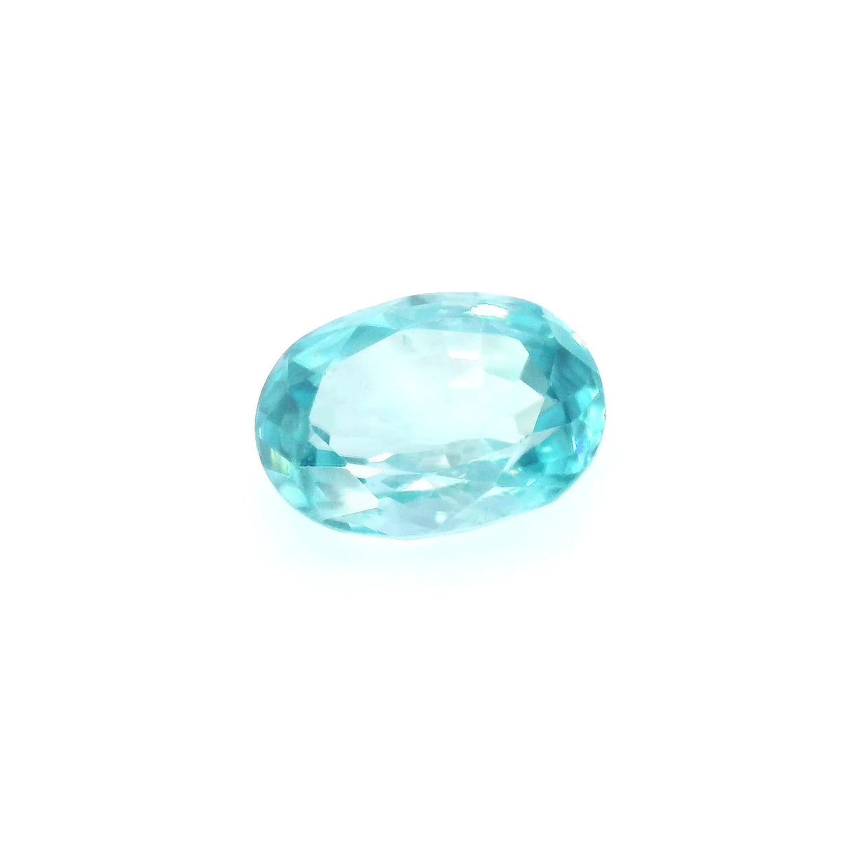 4.10ct Oval Natural Zircon (Colour Blue, Clarity Slightly Included, Cut Faceted)
