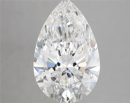 4.14ct Pear Lab Grown Diamond (Colour E, Clarity VVS2, IGI Certified)