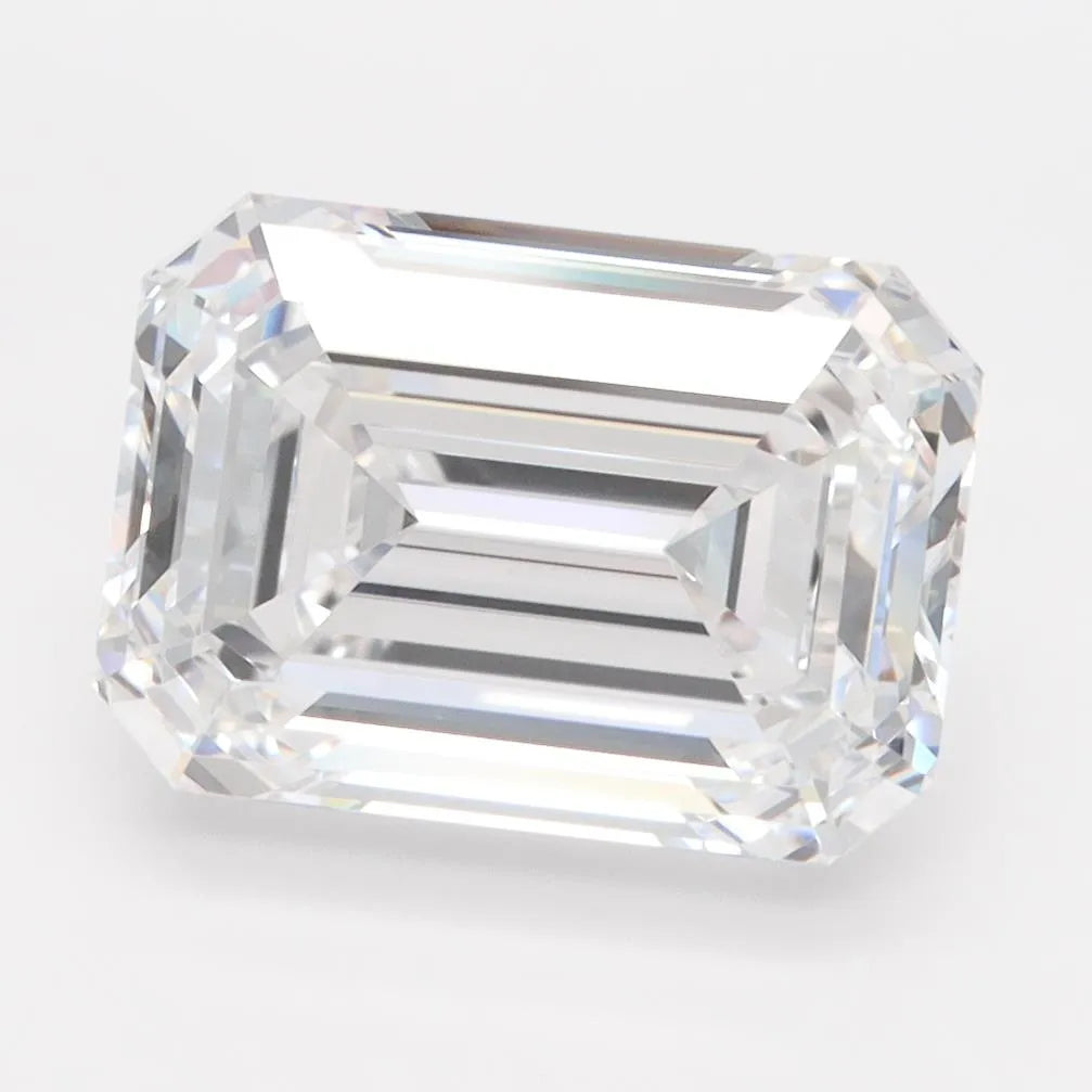 4.28ct Emerald Lab Grown Diamond (Colour D, Clarity VVS1, GIA Certified)