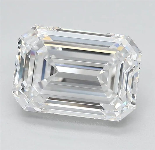 4.48ct Emerald Lab Grown Diamond (Colour D, Clarity VVS1, Cut EX, IGI Certified)