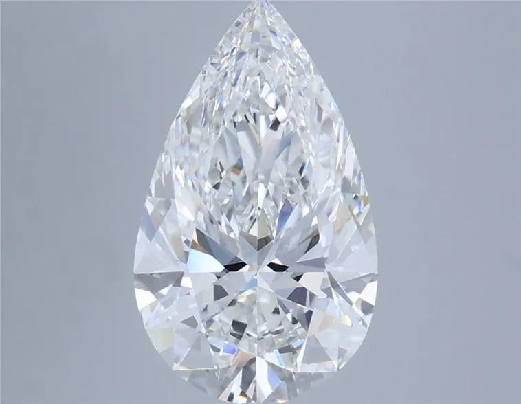 4.75ct Pear Lab Grown Diamond (Colour E, Clarity VVS2, IGI Certified)