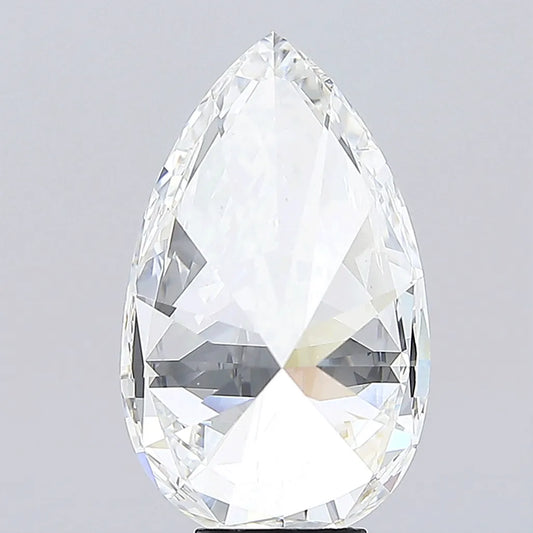 Diamant de laboratoire de 7,53 ct, taille poire (couleur E, pureté VVS2, certifié IGI)